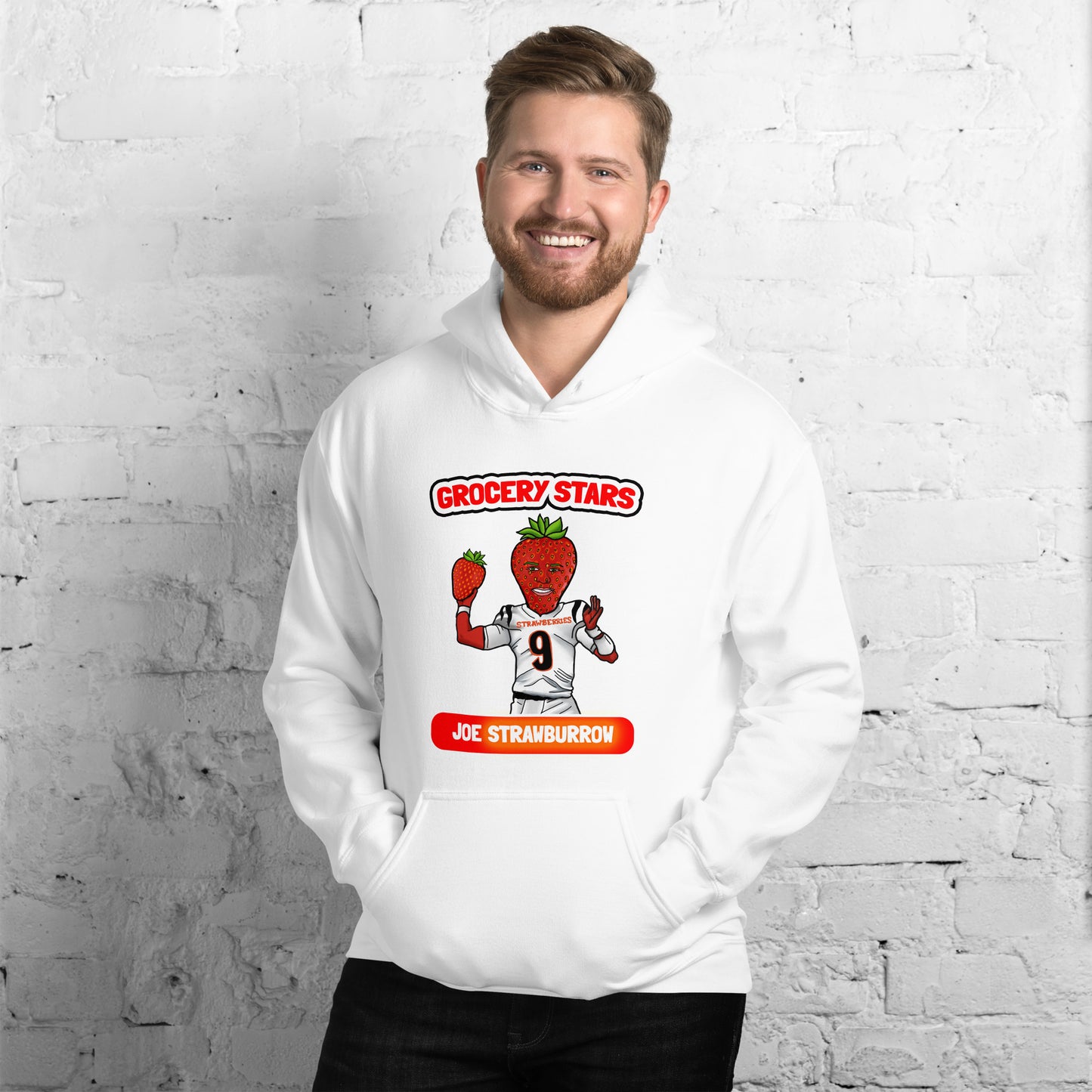 Joe Strawburrow - Adult Hoodie
