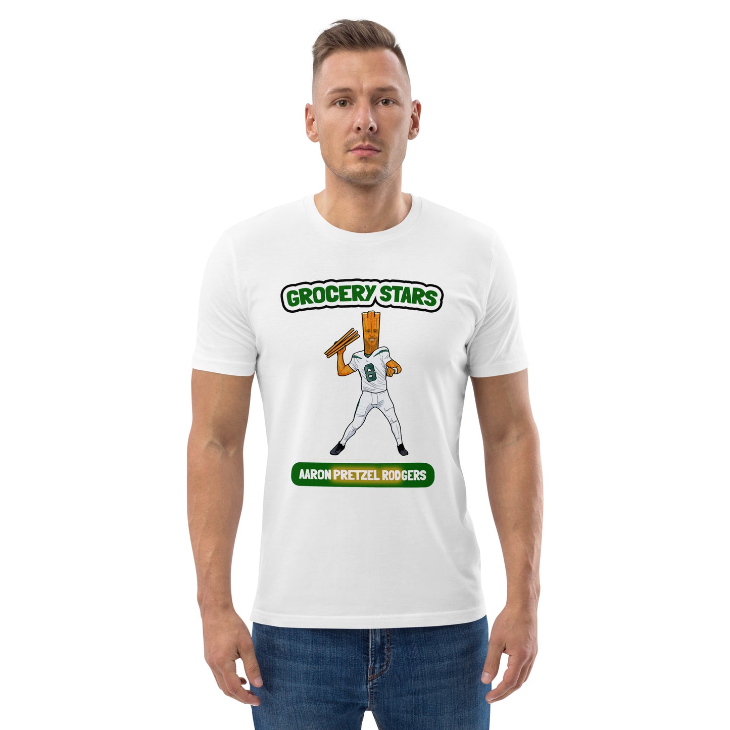 Aaron Pretzel Rodgers - Adult Organic Cotton T-Shirt