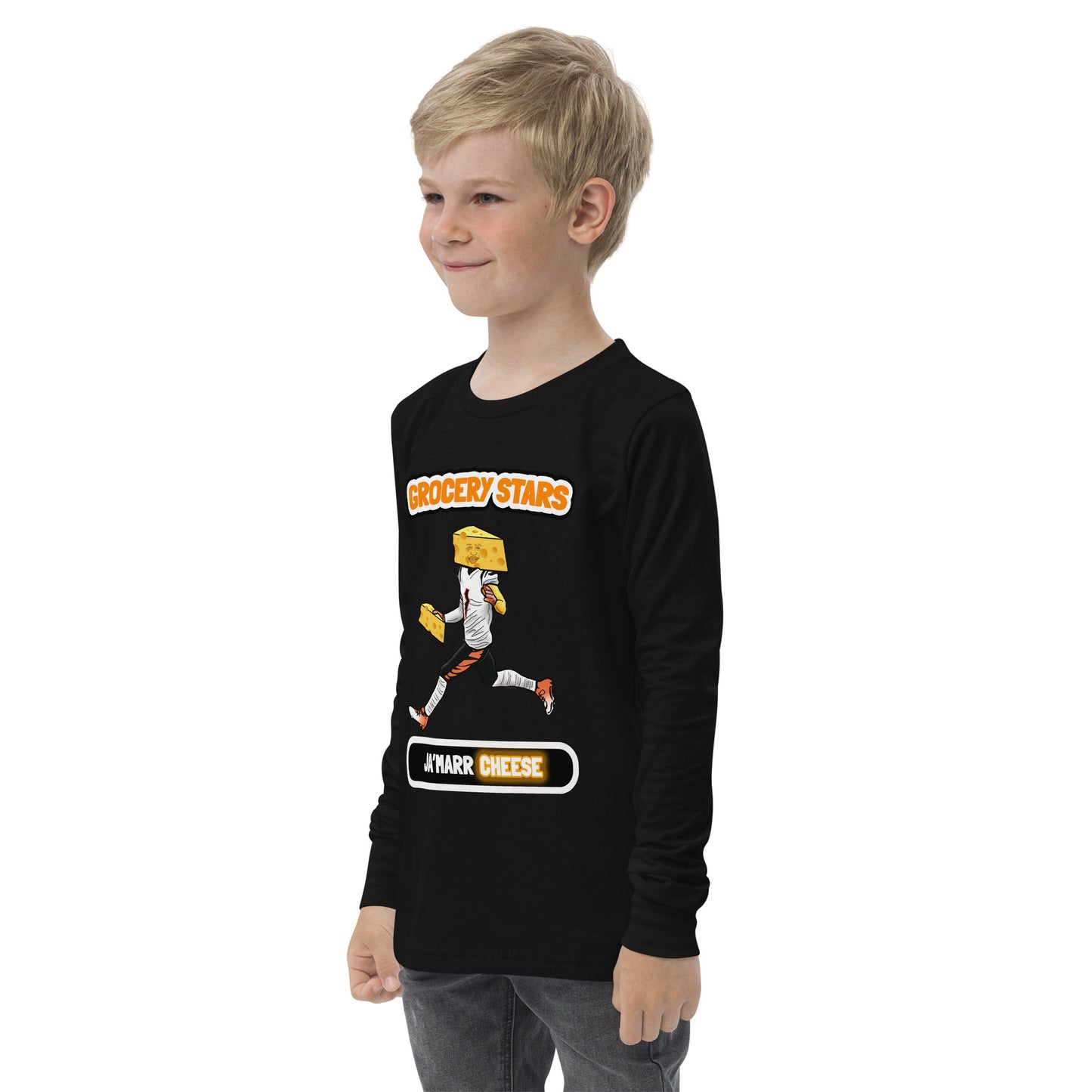 Ja'Marr Cheese - Youth Long Sleeve Tee