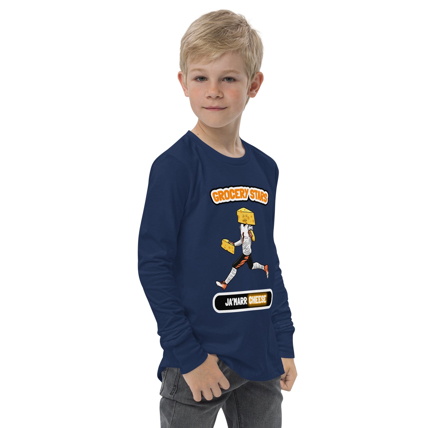Ja'Marr Cheese - Youth Long Sleeve Tee