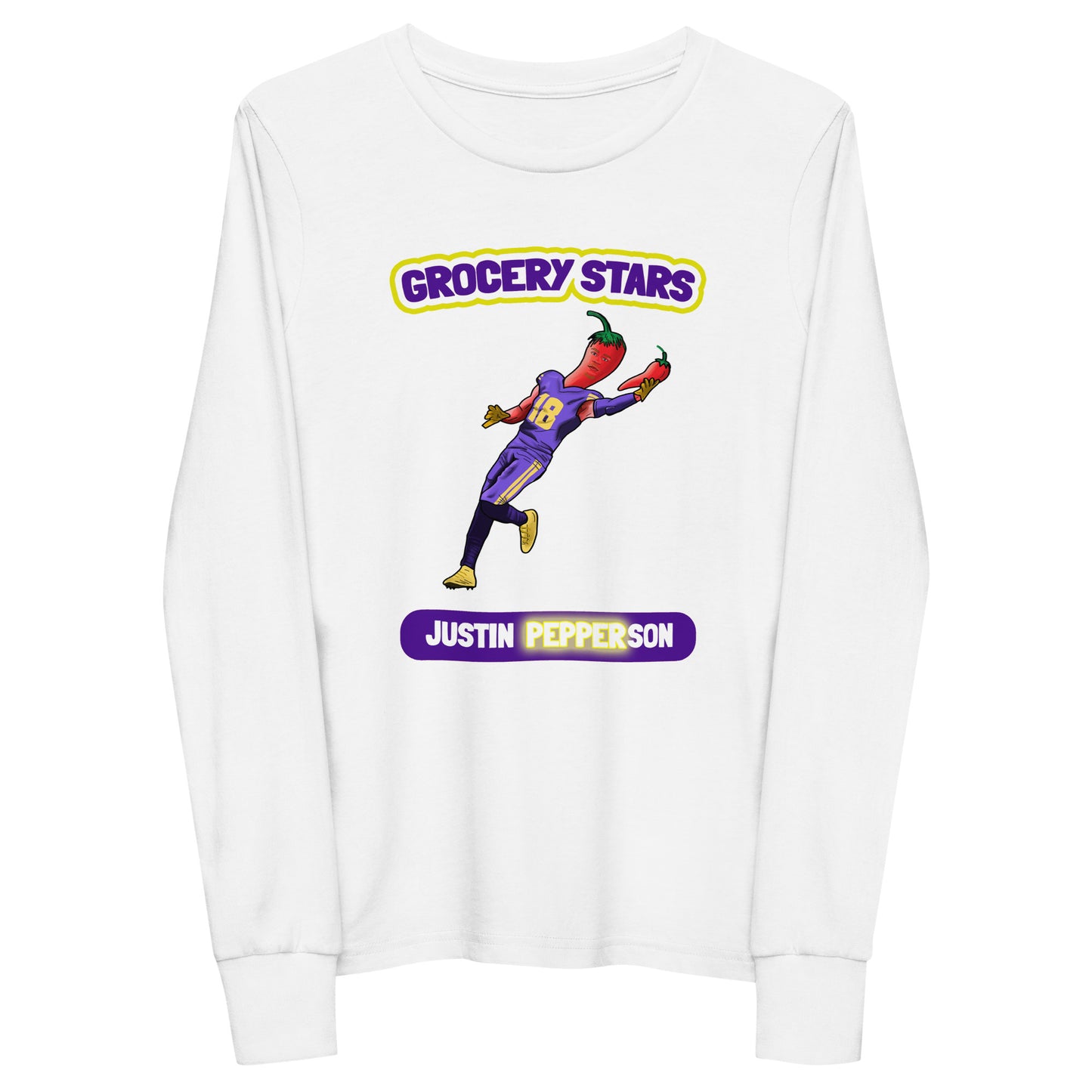 Justin Pepperson - Youth Long Sleeve Tee
