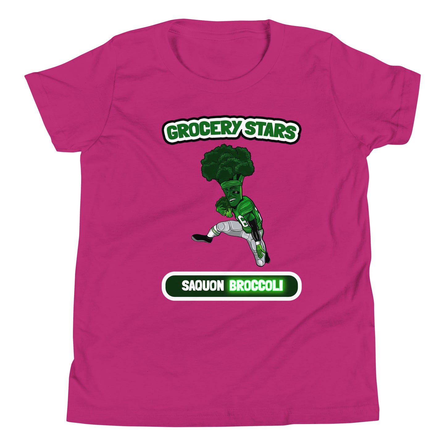 Saquon Broccoli - Youth Short Sleeve T-Shirt
