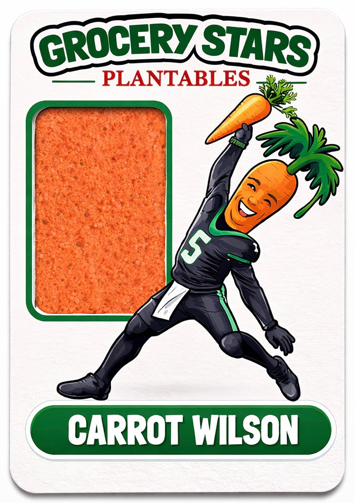 **COMING SOON** Carrot Wilson 'Plantable' Sports Card