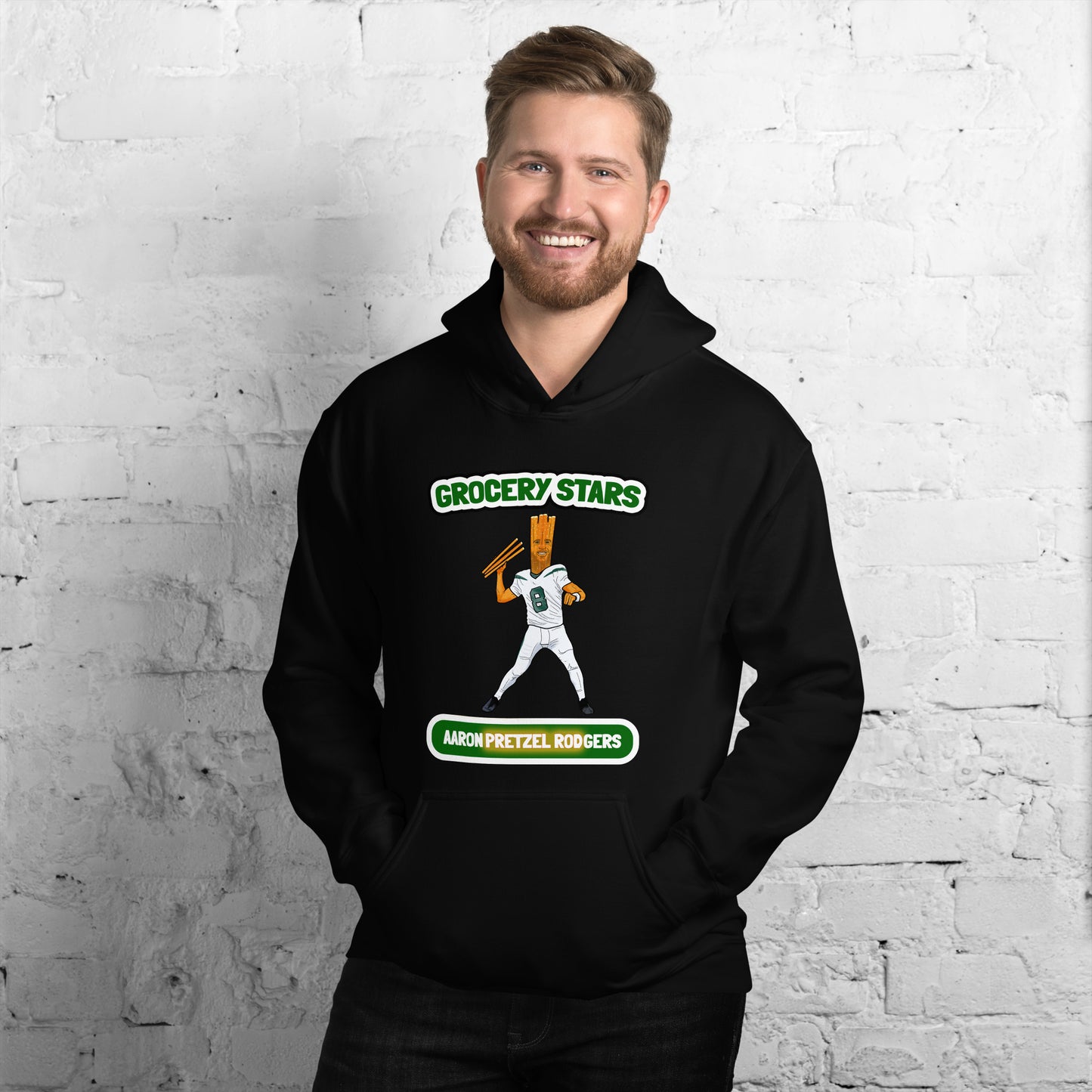 Aaron Pretzel Rodgers - Adult Hoodie