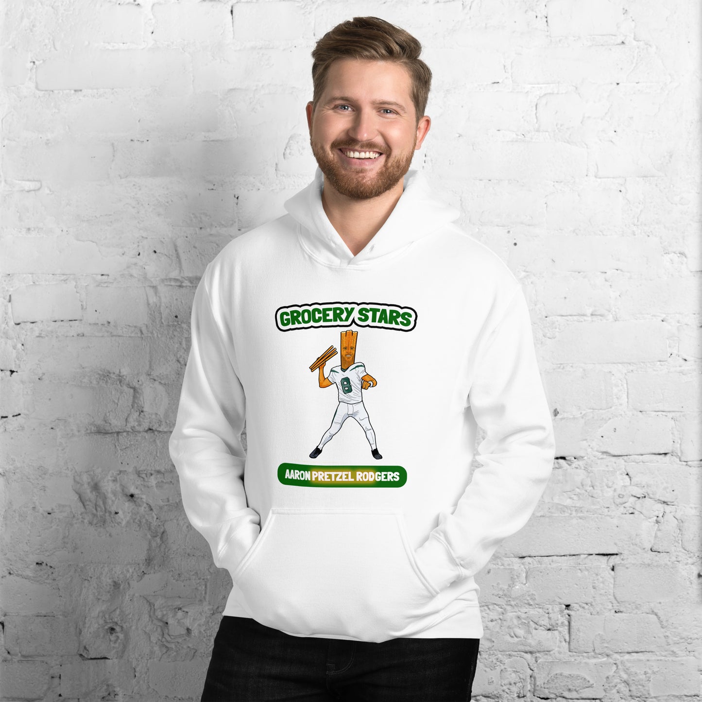 Aaron Pretzel Rodgers - Adult Hoodie