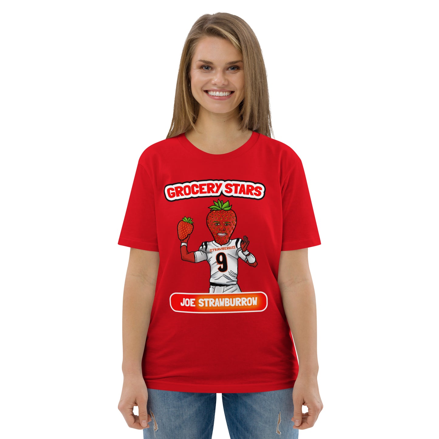 Joe Strawburrow - Adult Organic Cotton T-Shirt