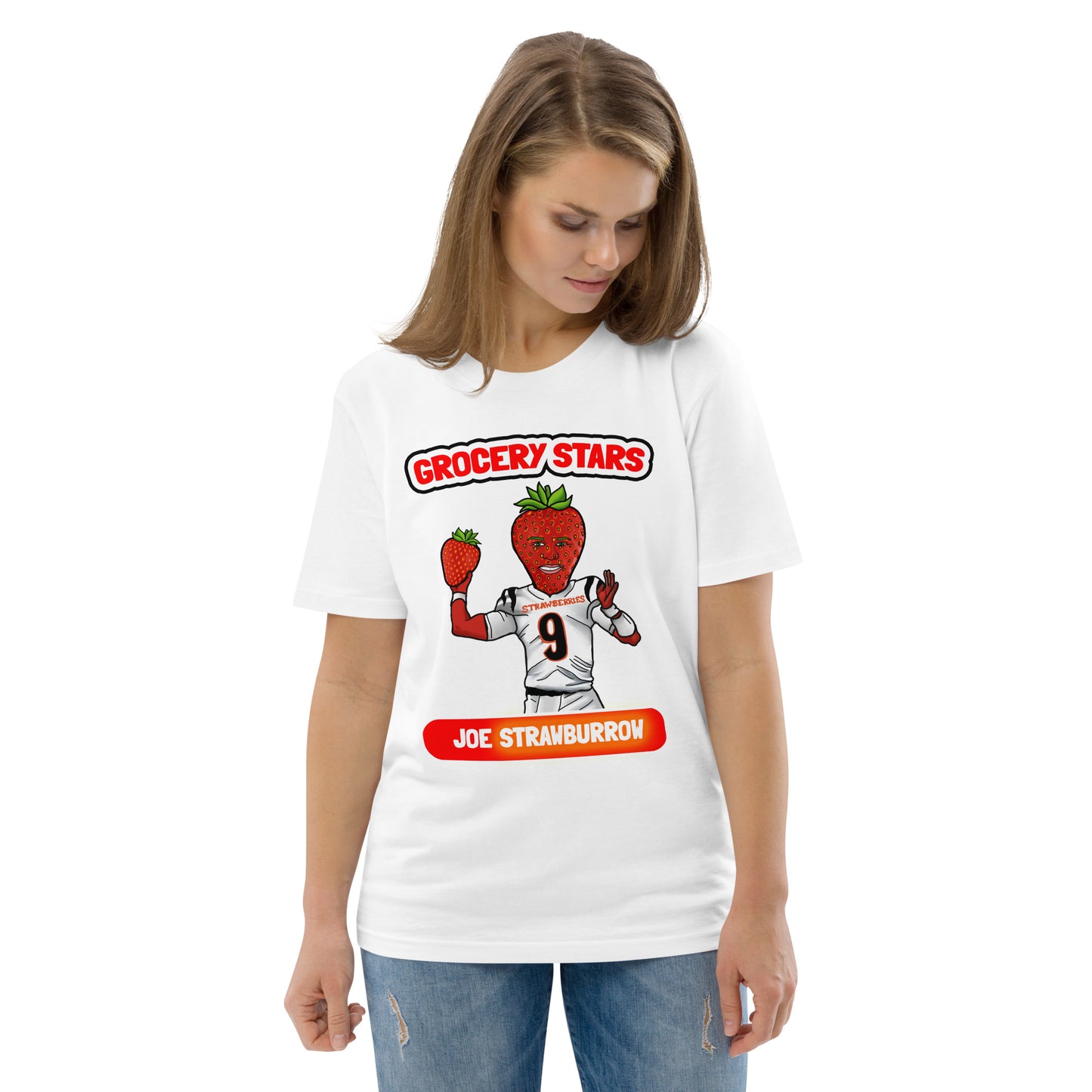 Joe Strawburrow - Adult Organic Cotton T-Shirt