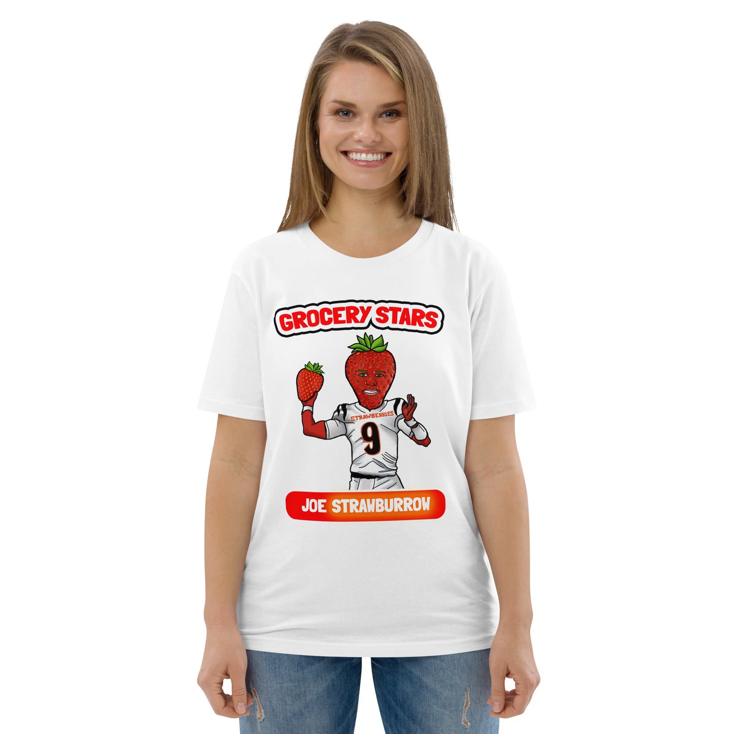 Joe Strawburrow - Adult Organic Cotton T-Shirt