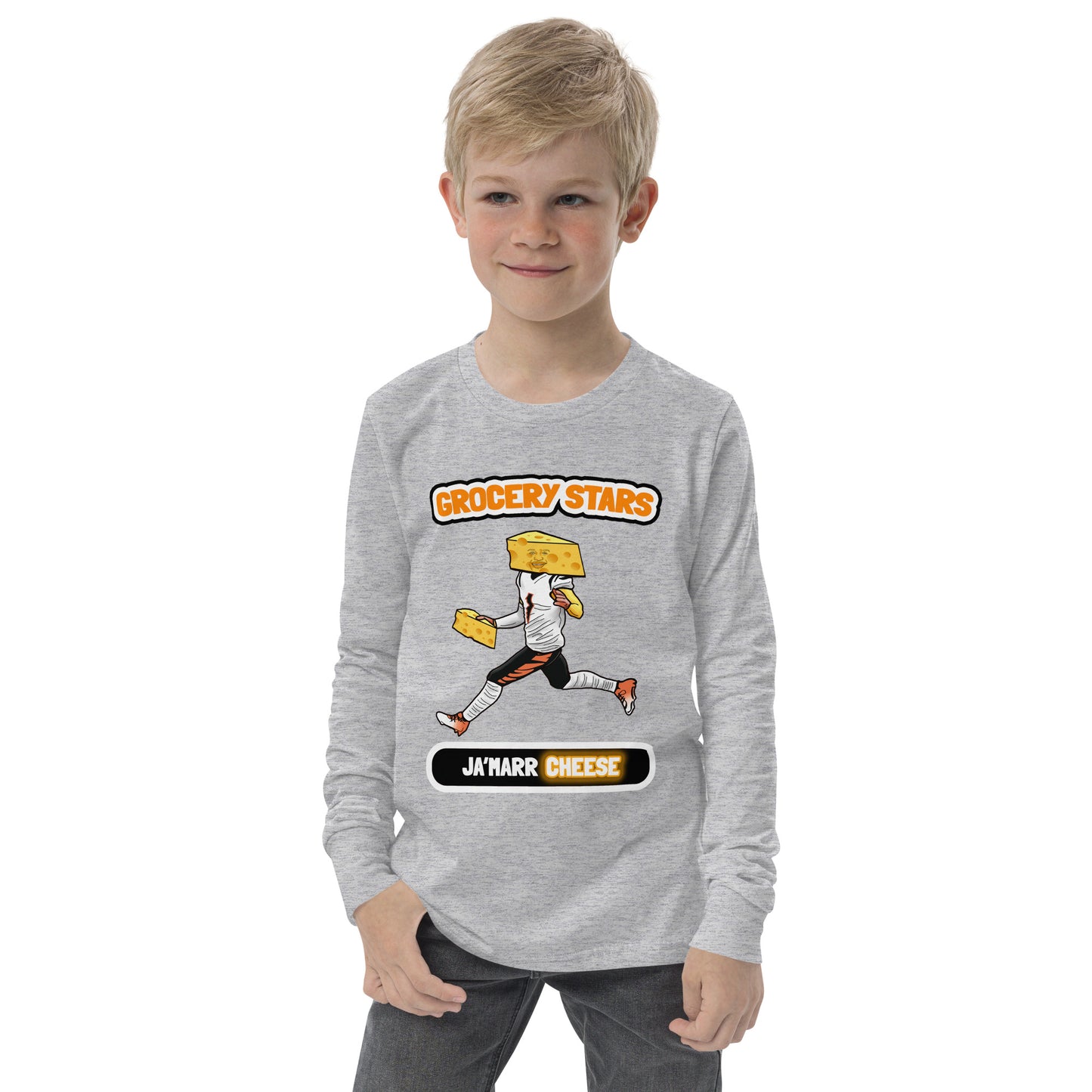 Ja'Marr Cheese - Youth Long Sleeve Tee