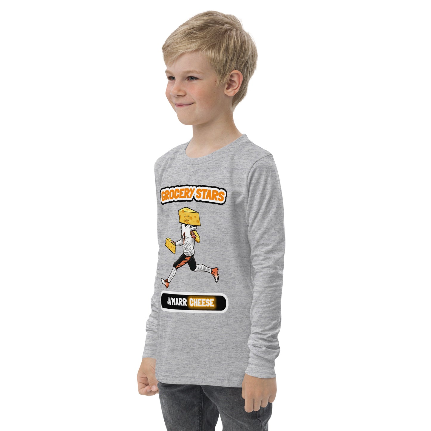 Ja'Marr Cheese - Youth Long Sleeve Tee