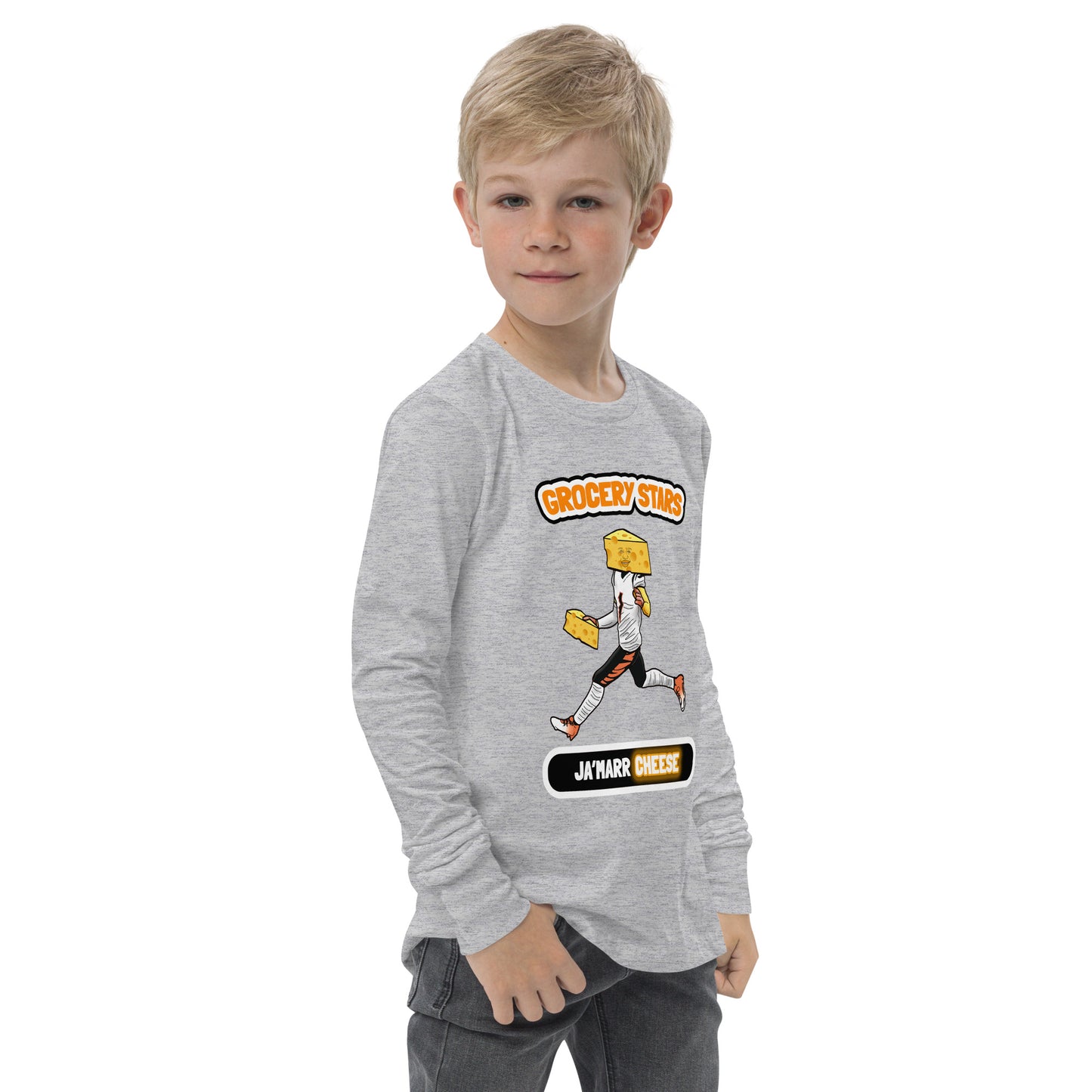 Ja'Marr Cheese - Youth Long Sleeve Tee