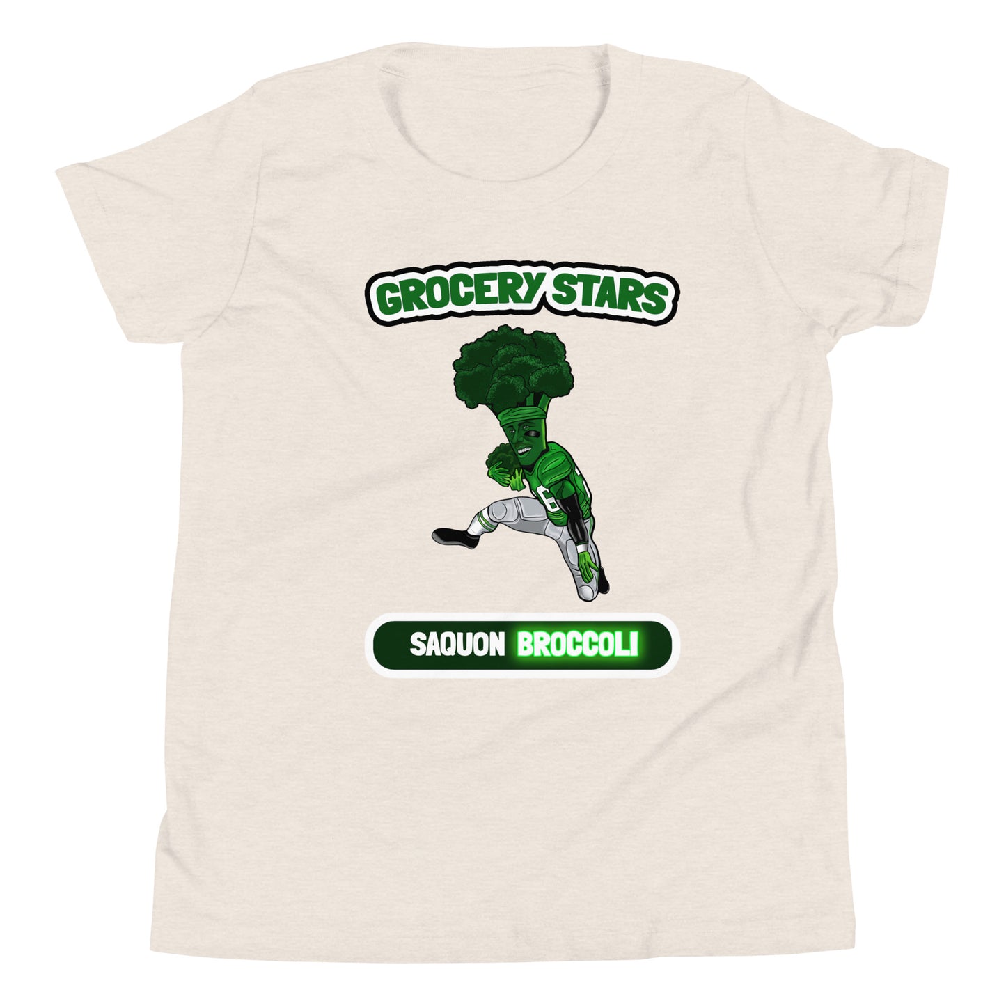 Saquon Broccoli - Youth Short Sleeve T-Shirt