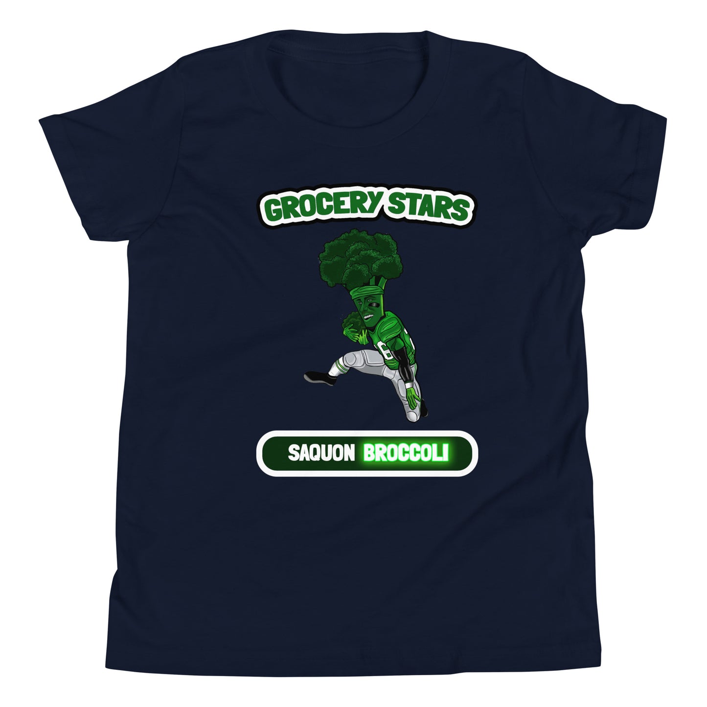 Saquon Broccoli - Youth Short Sleeve T-Shirt