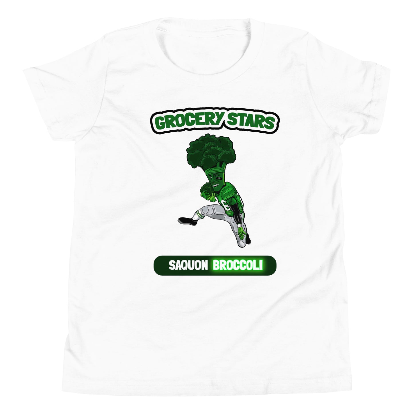 Saquon Broccoli - Youth Short Sleeve T-Shirt